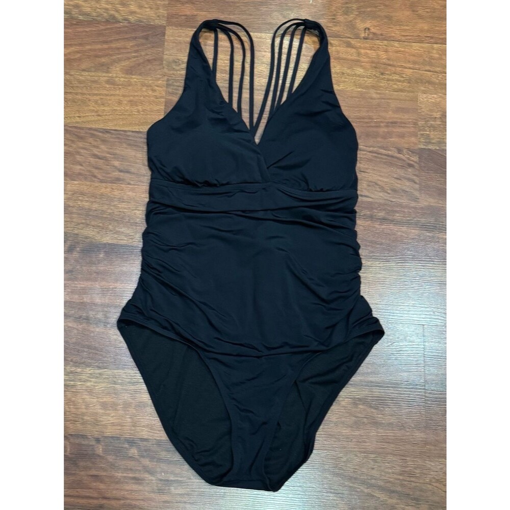 Jantzen - Black Strappy One-Piece Swimsuit